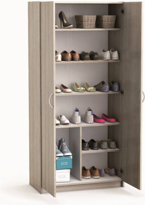 Young Furniture Schoenenkast Fortus 171 cm hoog shannon eiken