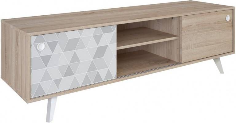 Young Furniture Tv meubel Slide 151 cm breed Shannon eiken