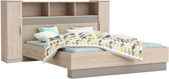 Young Furniture Tweepersoonsbed Andrea 140x190cm Arizona eiken