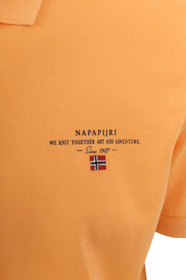 Napapijri Polo Elbas Oranje , Oranje, Heren