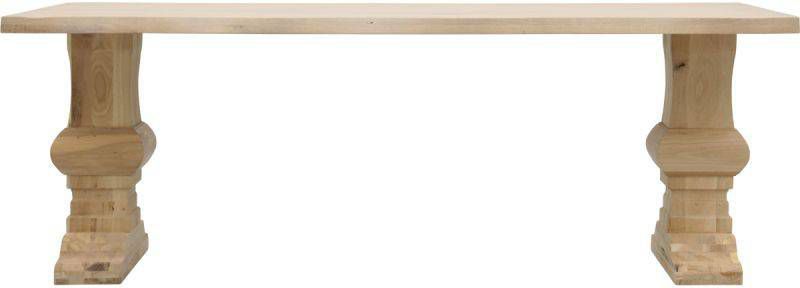 Trendhopper Eettafel Darby met eiken kolompoot