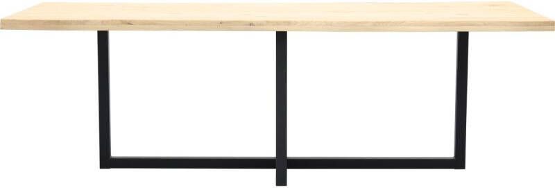 Trendhopper Eettafel Darby met metalen U poot dubbel