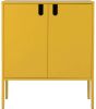 Tenzo wandkast Uno 2 deurs mosterd 89x76x40 cm Leen Bakker online kopen