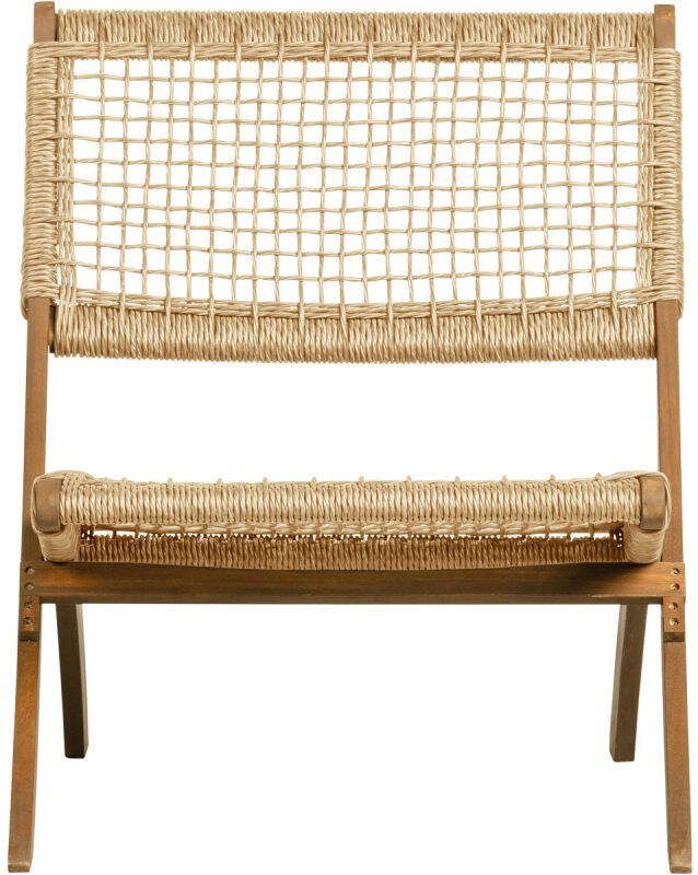 Trendhopper Lois Klapstoel Ruit Hout Naturel