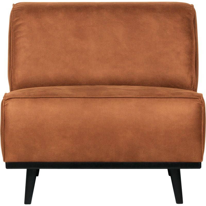 BePureHome Fauteuil 'Statement' Eco Leder, kleur Cognac