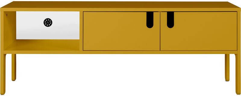 Tenzo tv meubel Uno 2 deurs mosterd 50x137x40 cm Leen Bakker