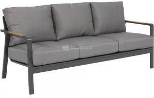 Tuinbankje.nl Mai Tai 3 persoons loungebank aluminium antraciet