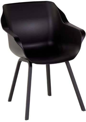 Hartman Sophie Element tuinstoel armleuning (2x) zwart