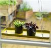 Esschert Design Plantenblad hangend rechthoekig S goudkleurig online kopen