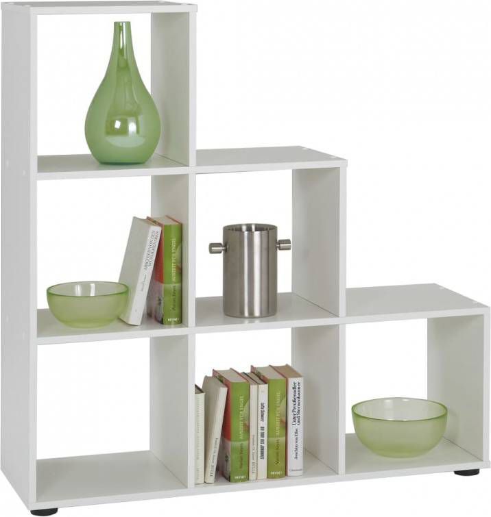 FMD Roomdivider Mega 6 vakken wit Leen Bakker