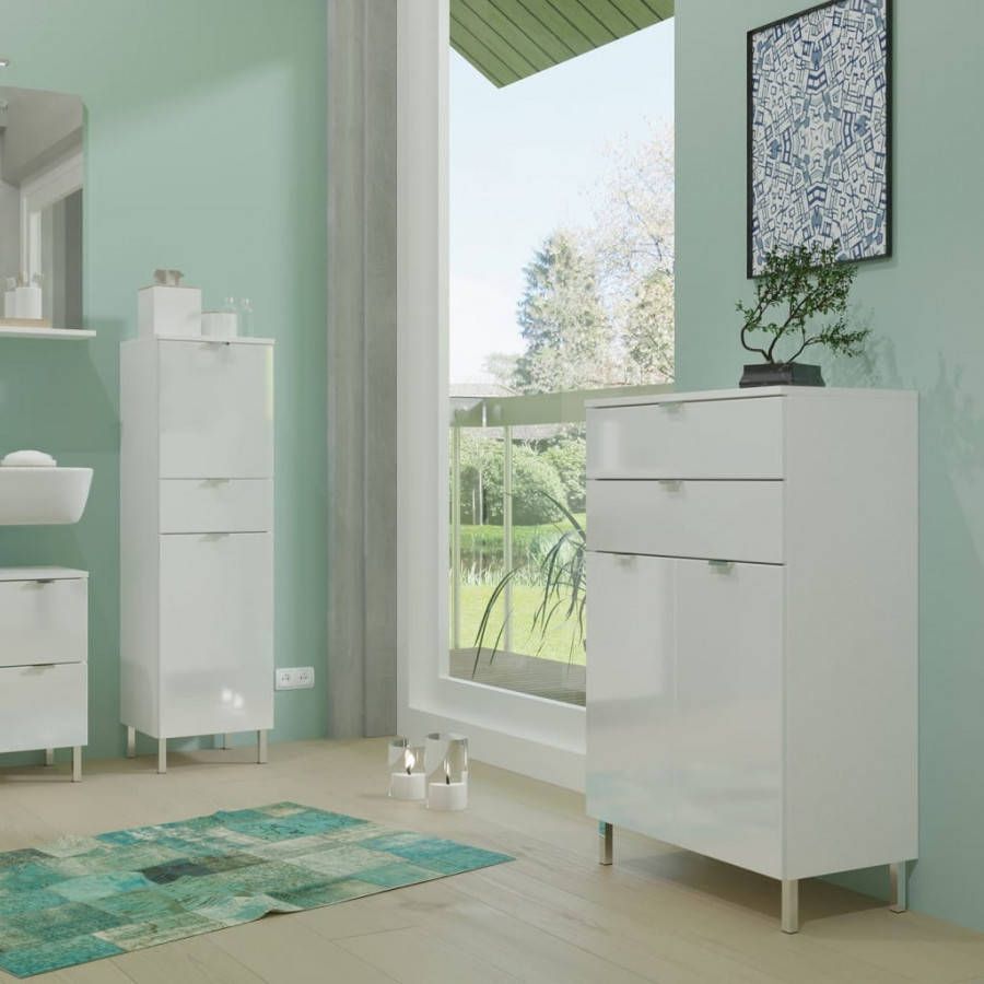 Germania Ladekast GW Mauresa 34x60x97 cm wit