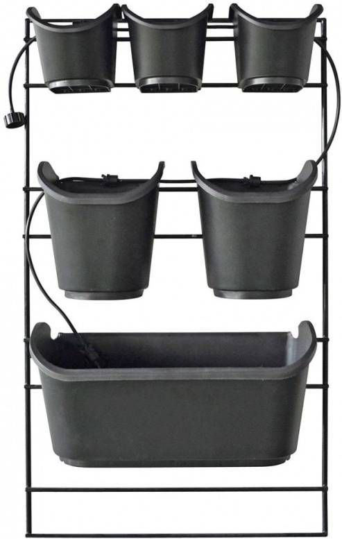 Nature Tuin plantenbak verticaal 48x84 cm zwart 6020275