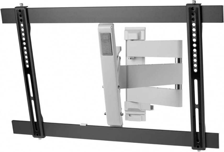 One For All Tv beugel draai en kantelbaar 32" 90" wit en zwart