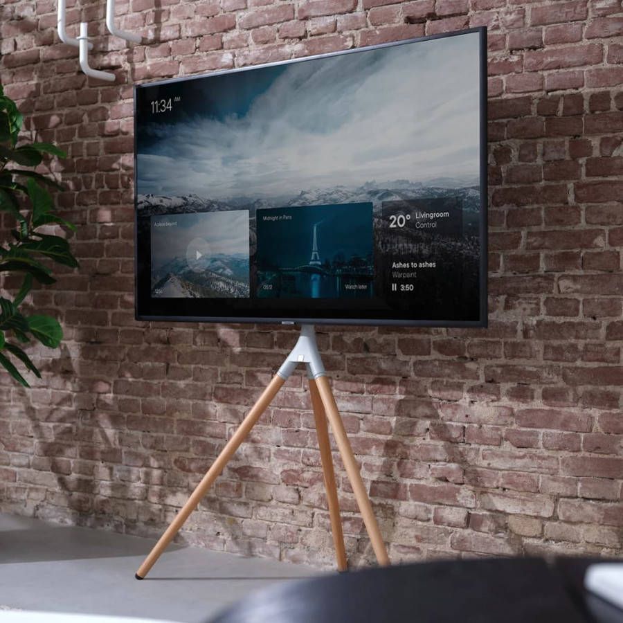 One for All Wm7472 Vesa 400 Tripod Tv Standaard Eiken