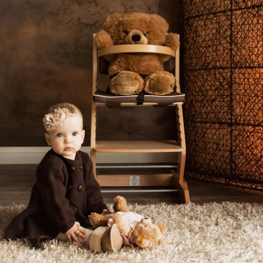 tiSsi ® Kinderstoel Frame naturel beuken van hout, made in europe