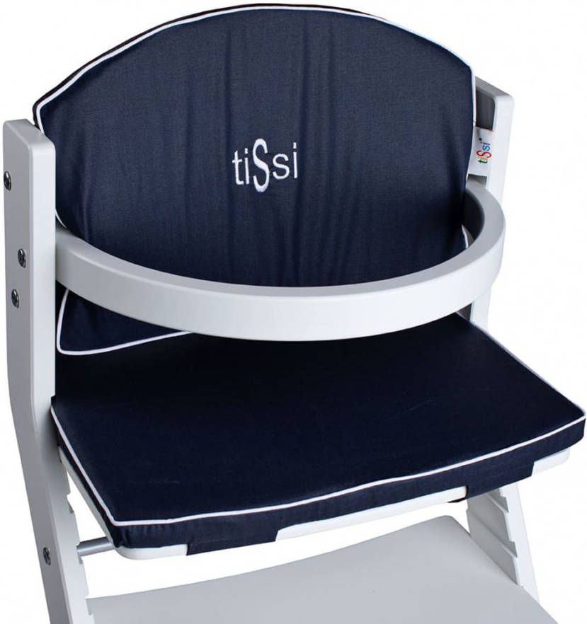 tiSsi ® Kinder zitkussen Blauw voor ® kinderstoel, made in europe
