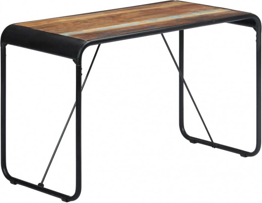 VIDAXL Eettafel 118x60x76 cm massief gerecycled hout