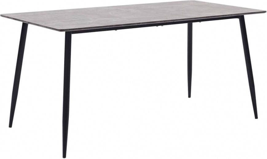 VIDAXL Eettafel 140x70x75 cm MDF grijs