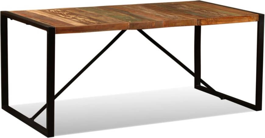VIDAXL Eettafel 180 cm massief gerecycled hout