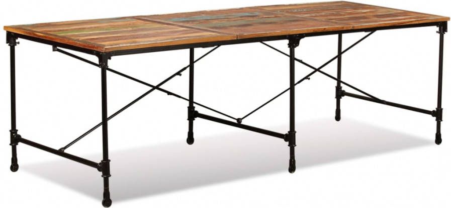 VIDAXL Eettafel 240 cm massief gerecycled hout