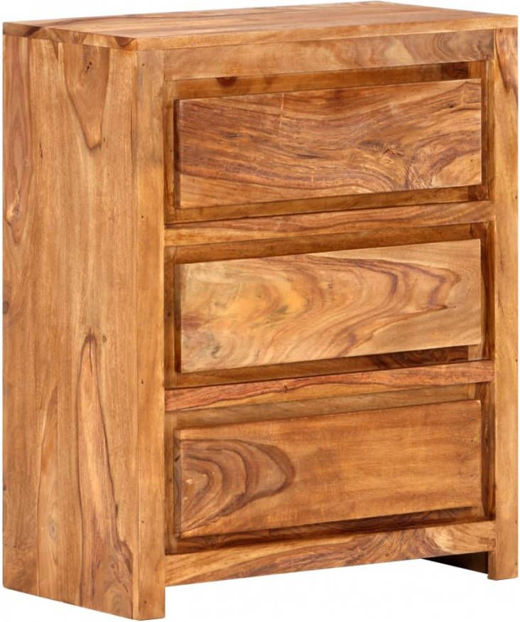 vidaXL Ladekast 60x33x75 cm massief acaciahout