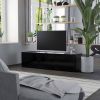 VIDAXL Tv meubel 120x34x30 cm spaanplaat zwart online kopen