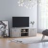 VIDAXL Tv meubel 120x34x37 cm bewerkt hout betongrijs online kopen