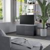 VIDAXL Tv meubel 80x34x36 cm spaanplaat grijs online kopen