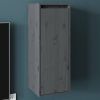 VIDAXL Wandkast 30x30x80 cm massief grenenhout grijs online kopen