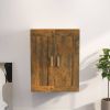 VIDAXL Wandkast 69, 5x32, 5x90 cm bewerkt hout gerookt eikenkleurig online kopen