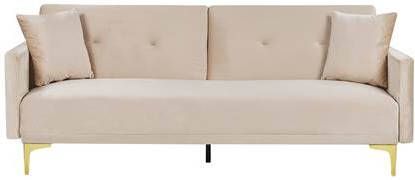 Beliani LUCAN Slaapbank beige 175x102