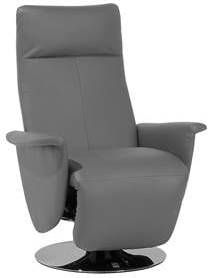Beliani Prime Fauteuil grijs kunstleer