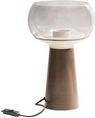 BePureHome Tafellamp Mushroom coffee 37xø24 cm