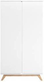 Bopita Lynn 2 deurskast greeploos Wit/Naturel