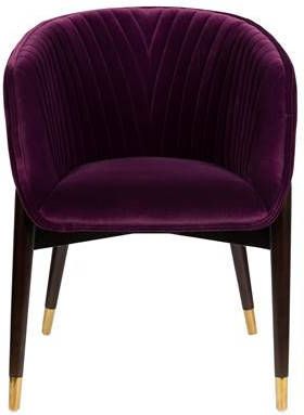 Dutchbone Eetkamerstoel Dolly Burgundy 82 x 61 x 63