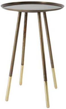 Dutchbone Bijzettafel Eilot Brass Antique 59 x Ø37