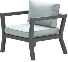 Warentuin Garden Impressions Colorado Lounge Fauteuil Carbon Black/Mint Grey