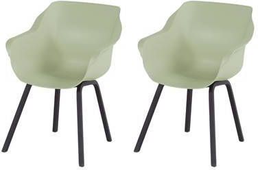 Hartman | Tuinstoel Sophie Element met Armleuningen 2 Stuks | French Green