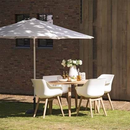 Hartman Sophie Studio tuinstoel teak frame mos groen (set per 2)