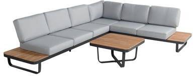 Hartman Loungeset 'Vilette' Teakhout, kleur Antraciet