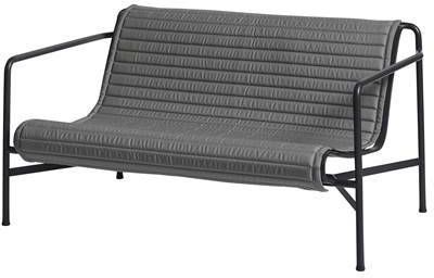 HAY Palissade Kussen Gewatteerd Dining Bank Antraciet