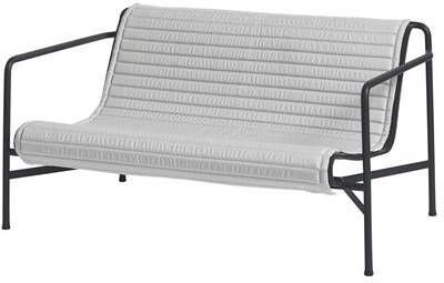 HAY Palissade Kussen Gewatteerd Loungebank Sky Grey