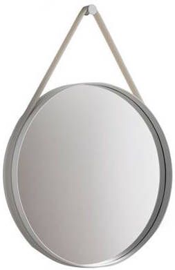 HAY Strap Mirror Spiegel Ø 50 cm Grijs