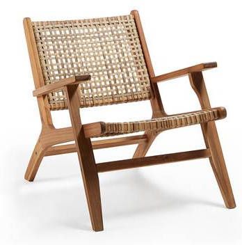 Kave Home Fauteuil 'Rigono', kleur Naturel (Showroommodel)