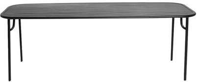 Petite Friture Week end Eettafel Rechthoek Large/Black