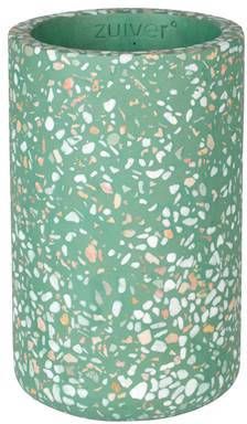 Zuiver Vaas Fajen groen terrazzo
