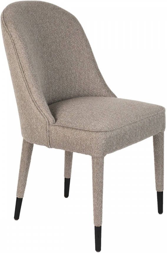 Dutchbone Eetkamerstoel 'Burton', kleur Taupe