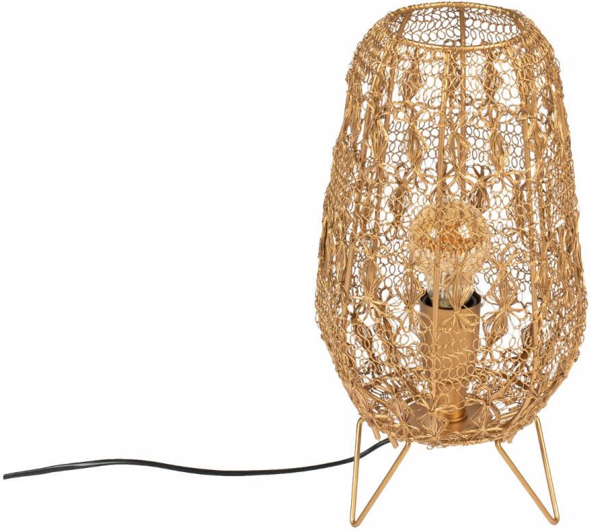 Dutchbone Vloerlamp 'Filo' 80cm, kleur Goud