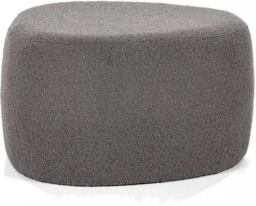 Eleonora Poef 'Liby' Klein Bouclé, kleur Antraciet Copenhagen