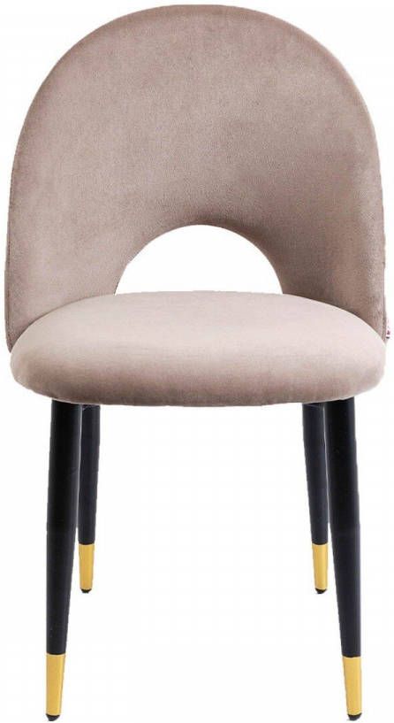 Kare Design Eetkamerstoel Iris Taupe(Set van 2 )